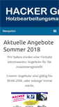 Mobile Screenshot of hacker-rosenheim.com